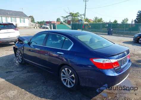 2014 Honda Accord Sport из США, поврежденный, VIN 1HGCR2F50EA052152
